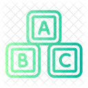Blocke Bildung Symbol