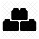Blocke Ziegel Konstrukteur Symbol