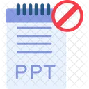 Blocked File Business Icon