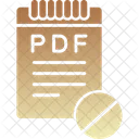 Blocked File Business Icon