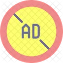 Blocked Ad Blocked Advertising Stop Ad Icon