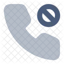 ブロックされた通話 アイコン