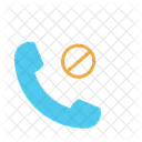 Blocked Call Phone No Answer Icon