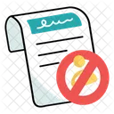 Blocked candidate  Icon