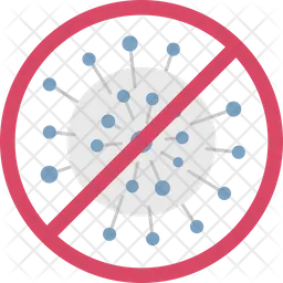 Blocked Coronavirus  Icon