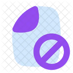 Blocked document  Icon