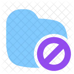 Blocked folder  Icon