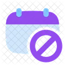 Blocked schedule  Icon