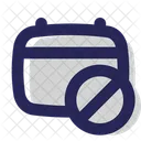 Blocked schedule  Icon