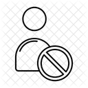 Blocked User Profile Account Icon