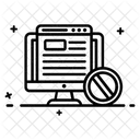 Blocked Website  Icon