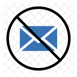 Blockierte E-Mails  Symbol