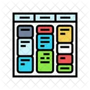 Blocking Time Management Icon