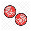 Blocking Pads Defense Training Icon