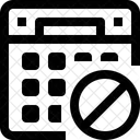 Kalender Block Datum Symbol