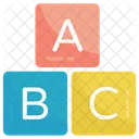 Abc 알파벳 블록 아이콘