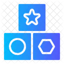 Blocks Childhood Children Icon