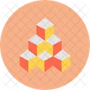 Blocks Toy Building Icon