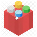 Kids Block Kids Plaything Block Toys Icon