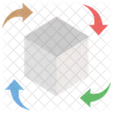 Bloco 3 D Cubos Formas Ícone