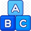 Bloco abc  Ícone