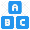 Bloco abc  Ícone