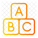 Bloco abc  Ícone