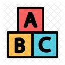 Bloco abc  Ícone