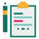 Caderno Nota Diario Ícone