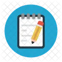 Bloco De Notas Escrever Editar Ícone
