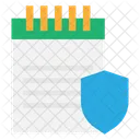 Caderno Nota Diario Ícone