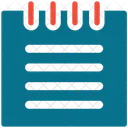 Escrita Bloco Bloco De Notas Ícone