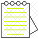 Bloco De Notas Bloco De Notas Nota Ícone