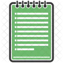 Nota Bloco De Notas Pagina Ícone