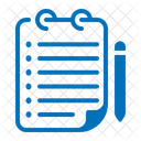 Lista De Desejos Bloco De Notas Arquivos Icon