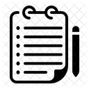 Lista De Desejos Bloco De Notas Arquivos Icon
