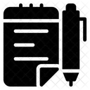 Bloco De Notas Criar Escrever Icon