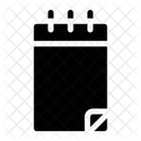 Arquivos E Pastas Bloco De Notas Escrita Icon