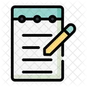 Bloco De Notas Caderno Nota Ícone