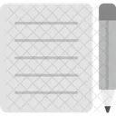 Bloco de anotações  Ícone