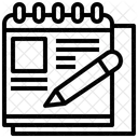 Bloco De Notas Notas Bloco De Notas Ícone