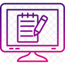 Bloco De Notas Educacao Notas Ícone