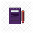 Bloco De Notas Papel Documento Icon