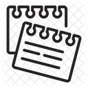 Bloco De Notas Notas Escrita Ícone