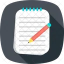 Bloco De Notas Caderno Papel Icon