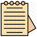 Bloco De Notas Bloco De Notas Nota Ícone