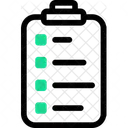 Bloco De Notas Nota Lista Ícone