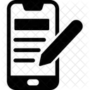 Bloco de notas para smartphone  Icon