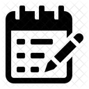 Escrever Em Bloco De Notas Escrever Em Bloco De Notas Copywriting Icon