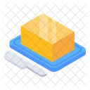 Bloco de queijo  Ícone